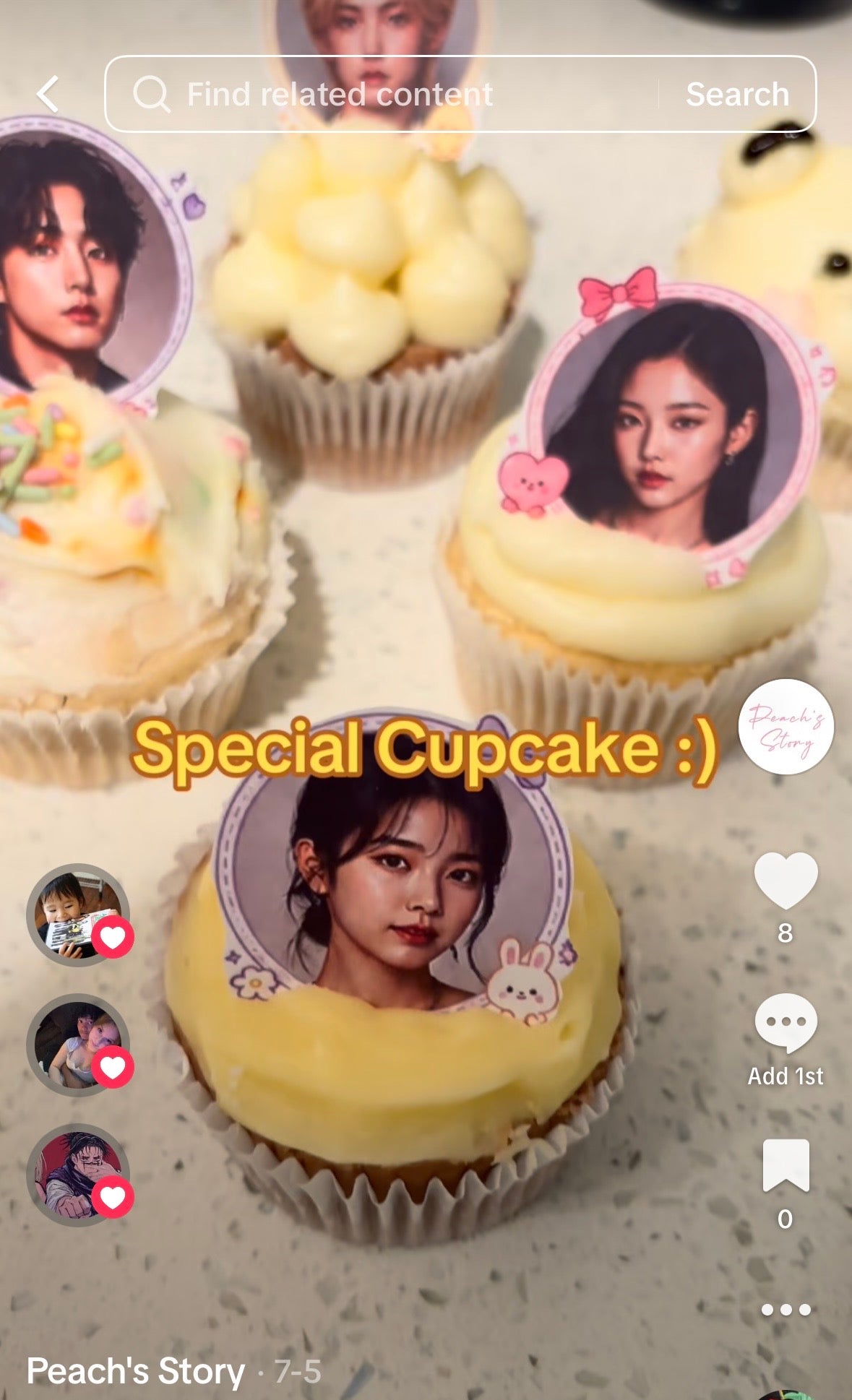 Idol Vanilla Cupcake (6 pcs)